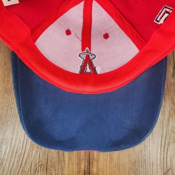 Los Angeles Angels Albert Pujols #5 Strapback Hat Cap Red Icee Stadium Giveaway - Picture 8 of 11